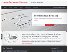 Tablet Screenshot of adamsengraving.com